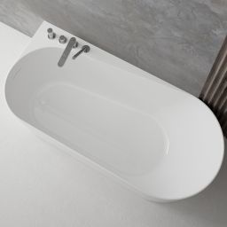 Ksuro 04 wanna wolnostojąca 170x78 cm lewa akrylowa biała 32008000