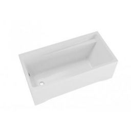 Polimat Elza wanna prostokątna 160x75 cm biała 00024
