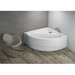 Polimat Standard wanna narożna 140x140 cm biała 00254