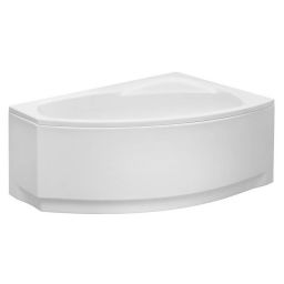 Polimat Frida wanna narożna 160x105 cm prawa biała 00978