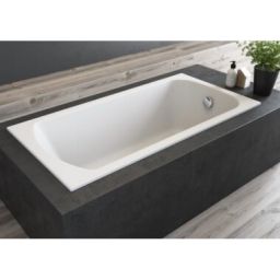 Polimat Classic Slim wanna prostokątna 160x70 cm biała 00290
