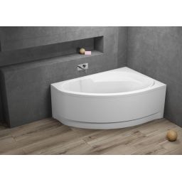 Polimat Marea wanna narożna 150x100 cm prawa biała 00293