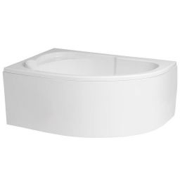 Polimat Standard wanna narożna 130x85 cm lewa biała 00350