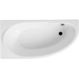 Polimat Miki wanna narożna 140x70 cm lewa biała 00372