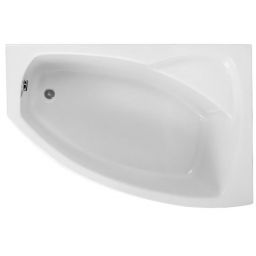 Polimat Frida wanna narożna 160x105 cm prawa biała 00978