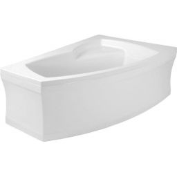 Polimat Frida obudowa do wanny 160 cm narożna prawa/lewa biała 00979