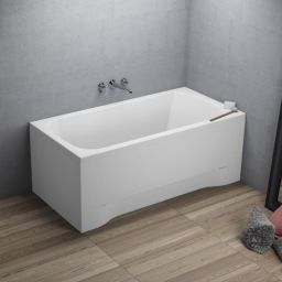Polimat Classic wanna prostokątna 150x70 cm biała 00264