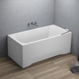 Polimat Classic wanna prostokątna 160x70 cm biała 00854