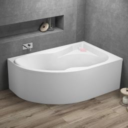 Polimat Dora wanna narożna 170x110 cm prawa biała 00315