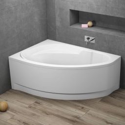 Polimat Marea wanna narożna 150x100 cm lewa biała 00295