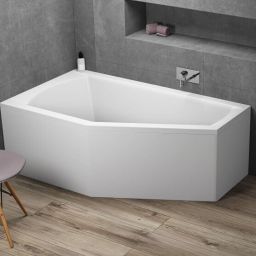 Polimat Selena wanna narożna 150x90 cm lewa biała 00386