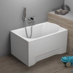 Polimat Mini wanna prostokątna 110x70 cm biała 00545