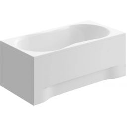 Polimat Gracja wanna prostokątna 120x75 cm biała 00321