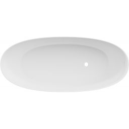 Lavaberg Skum wanna wolnostojąca 157x68 cm owalna biała 663122161103