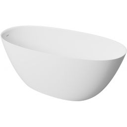 Lavaberg Skum wanna wolnostojąca 157x68 cm owalna biała 663122161103