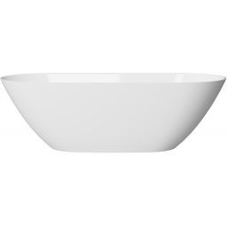 Lavaberg Gunnar wanna wolnostojąca 160x70 cm owalna biała 663133161003