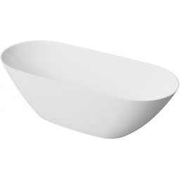 Lavaberg Gunnar wanna wolnostojąca 160x70 cm owalna biała 663133161003