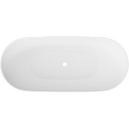 Lavaberg Gunnar wanna wolnostojąca 160x70 cm owalna biała 663133161003