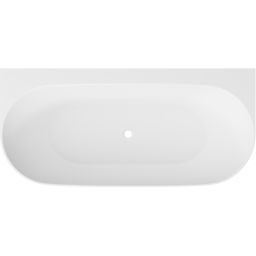 Lavaberg Lykke wanna przyścienna 170x80 cm owalna biała 663134171003