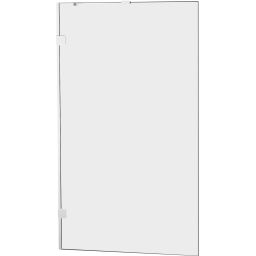 New Trendy Oxia parawan nawannowy 70 cm 1-częściowy chrom połysk/szkło przezroczyste AXJ-1294