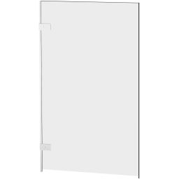 New Trendy Oxia parawan nawannowy 70 cm 1-częściowy lewy chrom połysk/szkło przezroczyste AXJ-1302