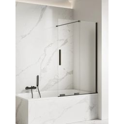 New Trendy Smart Black parawan nawannowy 100 cm czarny mat/szkło przezroczyste EXK-4200