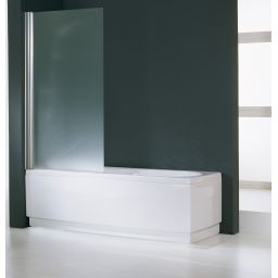 Novellini Aurora 1 parawan nawannowy 70 cm srebrny/przezroczyste AURORAN170-1B