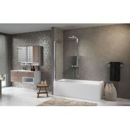 Novellini Aurora 1 parawan nawannowy 70 cm chrom/przezroczyste AURORAN170-1K