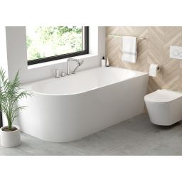 Oltens Lule przycisk spłukujący do WC biały/chrom/biały 57201000