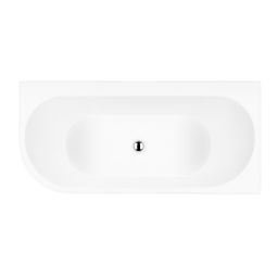Oltens Hulda wanna narożna 170x80 cm prostokątna biała 11004000