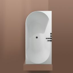 Oltens Hamnes wanna narożna 170x80 cm prawa biała 11009000