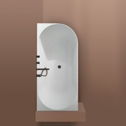 Oltens Hamnes wanna narożna 160x75 cm lewa biała 11010000