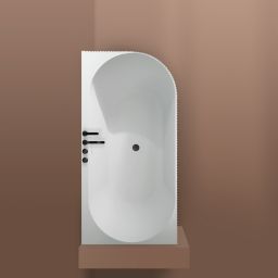 Oltens Hamnes wanna narożna 160x75 cm lewa biała 11010000