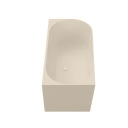 Oltens Holma wanna narożna 160x75 cm owalna kaszmir 11300500