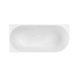 Oltens Holma wanna narożna 160x75 cm owalna biała 11300900