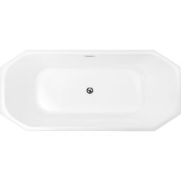 Oltens Stygg wanna wolnostojąca 160x73 cm owalna biała 12005000