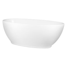 Oltens Daven wanna wolnostojąca 160x80 cm owalna biała 12009000