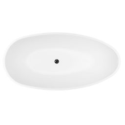 Oltens Daven wanna wolnostojąca 160x80 cm owalna biała 12009000