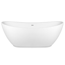Oltens Folda wanna wolnostojąca 170x72 cm owalna biała 12010000
