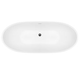 Oltens Folda wanna wolnostojąca 170x72 cm owalna biała 12010000