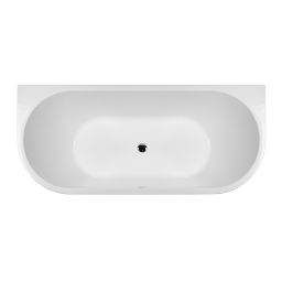 Oltens Begna wanna przyścienna 170x75 cm owalna biała 12011000