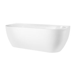 Oltens Begna wanna przyścienna 170x75 cm owalna biała 12011000