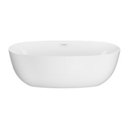 Oltens Ebba wanna wolnostojąca 170x80 cm owalna biała 12012000