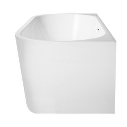 Oltens Delva wanna przyścienna 170x80 cm owalna biała 12019000