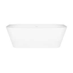 Oltens Delva wanna przyścienna 170x80 cm owalna biała 12019000