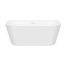 Outlet - Oltens Hulda wanna przyścienna 160x75 cm biała 12020000