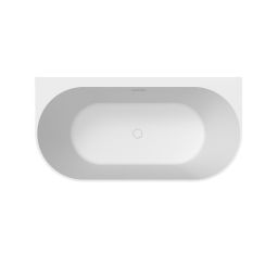 Oltens Hamnes wanna przyścienna 160x75 cm biała 12025000