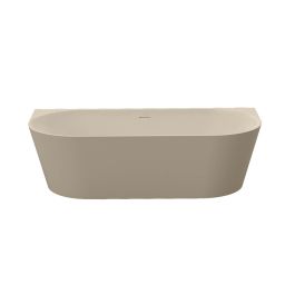 Oltens Holma wanna przyścienna 160x75 cm owalna kaszmir 12300500