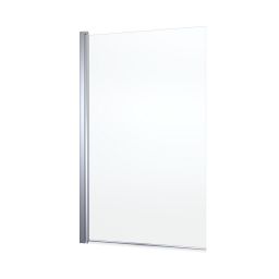 Oltens Fulla parawan nawannowy 85 cm 1-częściowy chrom połysk/szkło przezroczyste 23102100