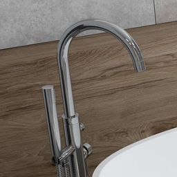 Oltens Molle bateria wannowo-prysznicowa wolnostojąca chrom 34300100